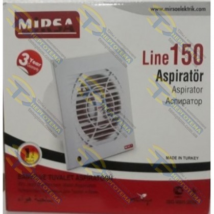 Вентилятор для вытяжки 150 30W 230V 180M MİRSA