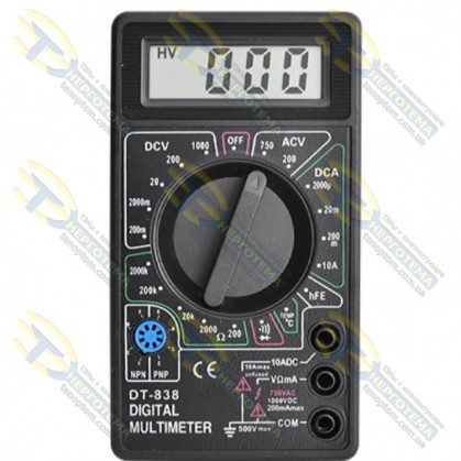 Мультиметр (тестер) DT838 цифровой