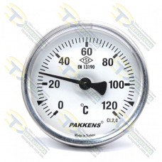 Термометр штирьовий 120*С Pakkens ∅63мм 1/2" 5 см ∅=12