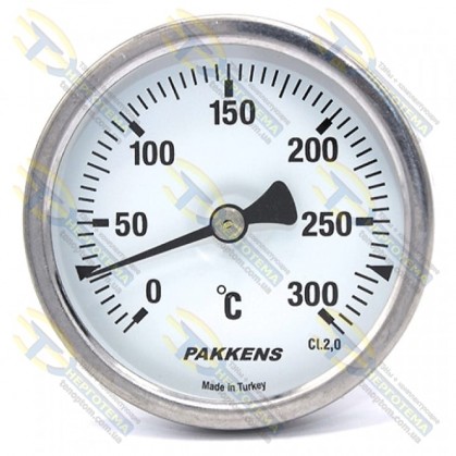 Термометр штыревой 300*С Pakkens ∅63мм 1/2" 10 см ∅=12