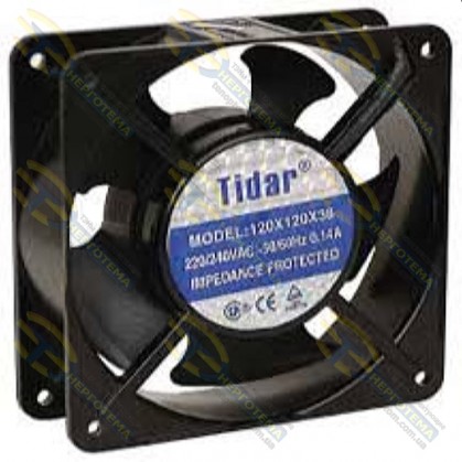 Вентилятор TIDAR (92х92х25мм, 220V, 0.1A)
